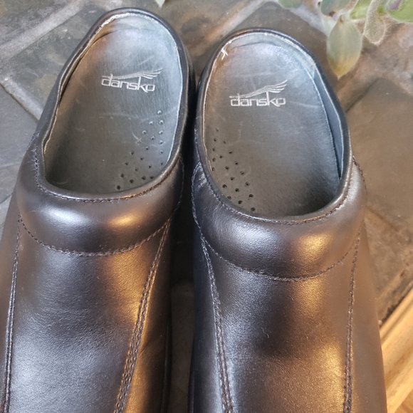 Dansko black leather comfort shoes sz 12 - Picture 6 of 8